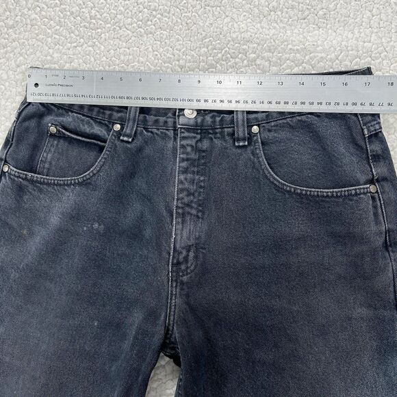 VTG 90s Anchor Blue Loose Jeans 36x30 (Actual 34x27) Black Y2K Grunge Skate - Picture 9 of 13